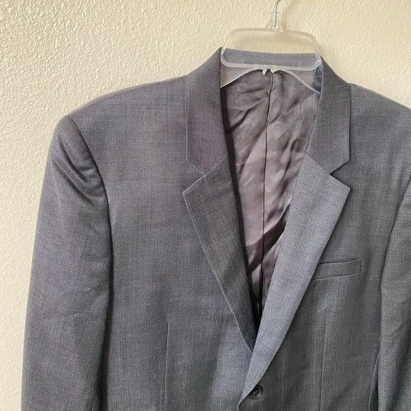 Theory Men’s Xylo 100% Wool Blazer Grey Size 38R Sport Coat Single Breasted - Picture 3 of 14